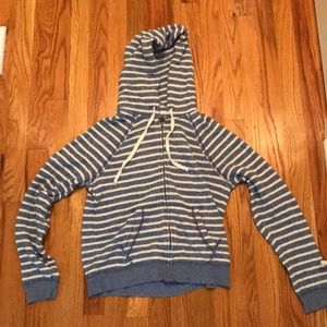 American Eagle striped hoodie